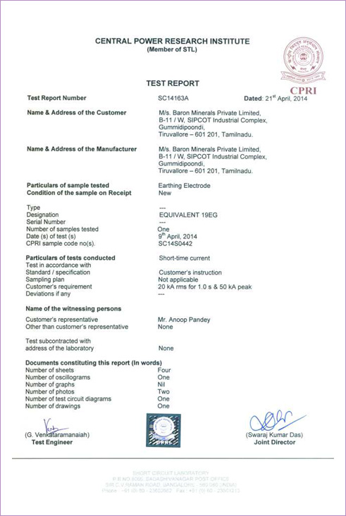 Certificate 1